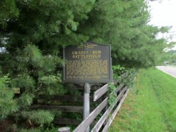 Markers &raquo; markers &raquo; Jackson Twp &raquo; Grassy Run Marker; on Burdsall Rd, near 5203 Burdsall Rd, 45176